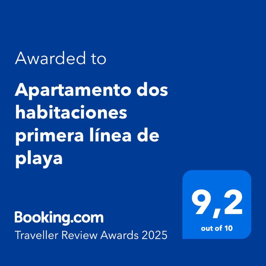 Apartamento Dos Habitaciones Primera Linea De Playa Valencia Exterior foto